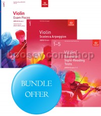 ABRSM Violin Exams 2020-2023 Grade 1 Bundle Offer (Part Only) - Save 10%